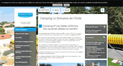 Desktop Screenshot of domaine-de-loree.com