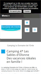 Mobile Screenshot of domaine-de-loree.com